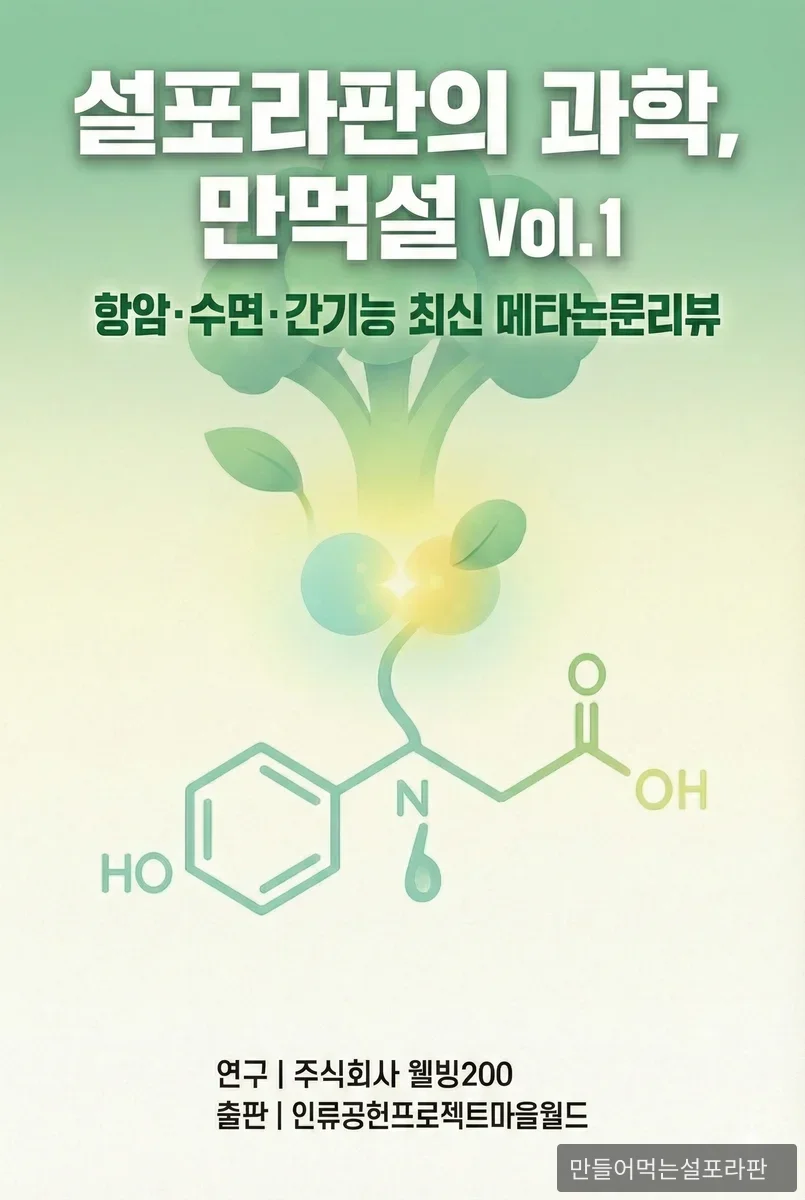 설포라판과 만먹설 시리즈 책 vol .1  - 1